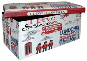 ΣΚΑΜΠΩ ΜΕ ΑΠΟΘΗΚΕΥΤΙΚΟ ΧΩΡΟ LONDON ΑΠΟ PU 80X40X40