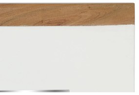 Τοίχο καθρέφτη DKD Home Decor Λευκό Καφέ Urban 90 x 1,5 x 113 cm