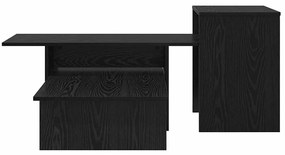 vidaXL Τραπέζι κονσόλας Μαύρη Οξυά 91,5 x 35 x 38,5 εκ