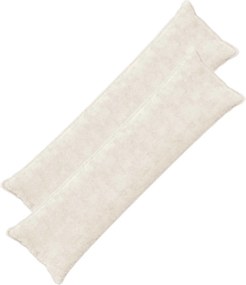 vidaXL Κάλυμμα Μαξιλαριού 2 τμχ. HOUTEN Λευκό 40 x 145 εκ.
