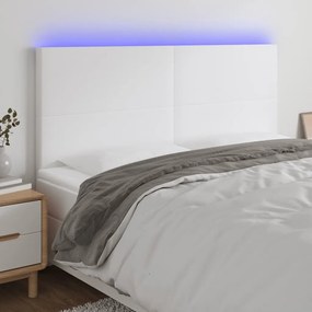 Κεφαλάρι Κρεβατιού LED Λευκό 180x5x118/128 εκ 3122247