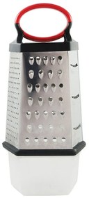 Τρίφτης Ανοξείδωτος 6 Πλευρών 01-9533 13X28cm Inox Estia Stainless Steel
