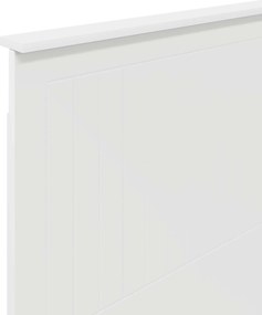 vidaXL Κεφαλάρι Λευκό Επεξεργασμένο ξύλο