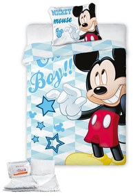 Πάπλωμα Βρεφικό Με Παπλωματοθήκη (Σετ 4τμχ) Disney Mickey 582 Multi DimCol 100x135cm 100% Cotton