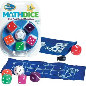 Οικογενειακό Επιτραπέζιο Παιχνίδι Math Dice Jr. 001515 Multi Think Fun