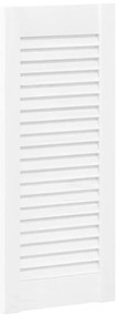 vidaXL Πόρτα ντουλαπιού Louvred Design Λευκό 61,5x29,5 cm