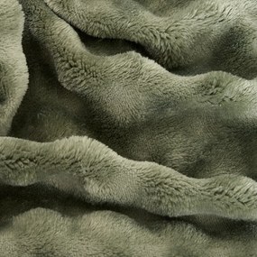 Κουβέρτα Γούνινη Ημίδιπλη (180x230) A-S Zephy Khaki 223384C