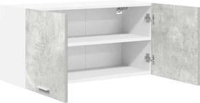 vidaXL Κρεμαστό ντουλάπι Σκυρόδεμα Γκρι 80 x 31 x 40 εκ