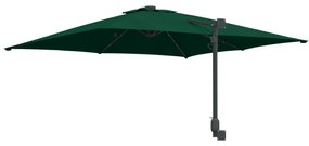 vidaXL Ομπρέλα Κήπου Πράσινο 248.5 x 247.5 x 160 εκ. ύφασμα