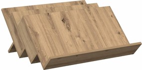 vidaXL Ράφι Περιοδικών με ράφι Artisan Oak 65 x 53 x 28,5 εκ