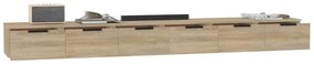 vidaXL Ντουλάπια Τοίχου 2 τεμ. Sonoma Δρυς 102x30x20 εκ. Επεξ. Ξύλο