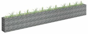 vidaXL Συρματοκιβώτιο-Γλάστρα Υπερυψωμένη 450x30x60 εκ. Γαλβ. Χάλυβας