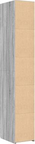 vidaXL Ντουλάπι Γκρι Sonoma 30x42,5x185 εκ. από Επεξεργασμένο Ξύλο
