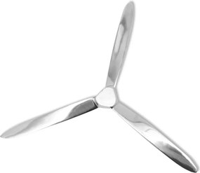 vidaXL Προπέλα Επιτοίχια Ασημί 70 εκ. από Αλουμίνιο