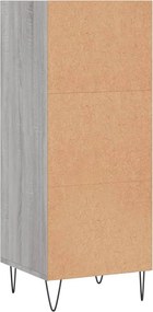 vidaXL Ντουλάπι Γκρι sonoma 34,5x32,5x90εκ. από Επεξεργασμένο Ξύλο