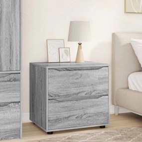 vidaXL Ντουλάπι αποθήκευσης Γκρίζο Σονομα 60 x 48 x 57 εκ