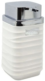 Δοχείο Κρεμοσάπουνου Luna 830053 7x7x14,5cm White-Silver Ankor Plastic