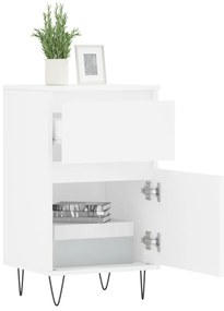 vidaXL Συρταριέρα Λευκή 40 x 35 x 70 εκ. από Επεξεργασμένο Ξύλο