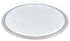 Φωτιστικό Οροφής - Πλαφονιέρα MTN-190141 LED 42W CCT 2340lm Με Χειριστήριο Dimmable IP20 40x10cm Silver Metanor