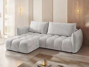 Γωνιακός Καναπές Marsala-Αριστερή-Γκρι Ανοιχτό