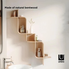 Umbra Montage nat ξύλινο ράφι τοίχου 62x47x15εκ