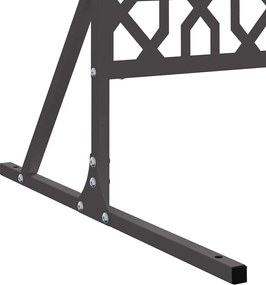 vidaXL Οθόνη Ιδιωτικότητας Μαύρο 100 x 50 x 180 εκ. Ατσάλι