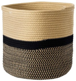 Καλάθι - Κασπώ Hydra 20205 30x30cm Beige-Black GloboStar Rope