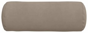 vidaXL Μαξιλάρια Στήριγμα 2 pcs Taupe Ø 25 x 70 cm Ύφασμα Μικροΐνας