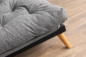 3-Seat Sofa-Bed Saki - Light Grey Light Grey