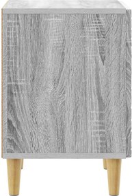 vidaXL Κομοδίνο 2 τεμ. Γκρι Sonoma 43 x 34,5 x 50 εκ