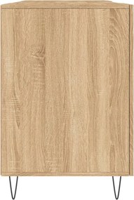 vidaXL Γραφείο Sonoma Δρυς 140 x 50 x 75 εκ. από Επεξεργασμένο Ξύλο