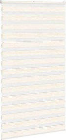 vidaXL Ζέβρα τυφλή μπεζ μάρμαρο Πλάτος υφάσματος 130,9 εκ. Πολυεστέρας