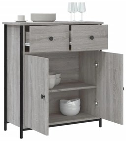 vidaXL Ντουλάπι Γκρι Sonoma 70 x 30 x 80 εκ. από Επεξεργ. Ξύλο