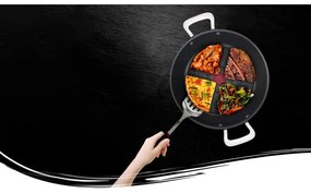 Τηγάνι Wok  Tefal G2557172 SHAL26CV M Απεριόριστο, 26 cm, Καπάκι, Αντικολλητική επίστρωση, Θερμοσήμα, Επαγωγή, Μαύρο