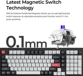 KEYBOARD WRL Q5 HE RGB/SHELL WHITE Q5H-P1 KEYCHRON