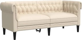 vidaXL Καναπές Διθέσιος Chesterfield Λινό