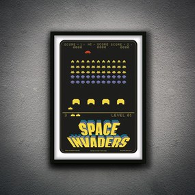 Πόστερ &amp; Κάδρο Space Invaders GM119 30x40cm Εκτύπωση Πόστερ (χωρίς κάδρο)