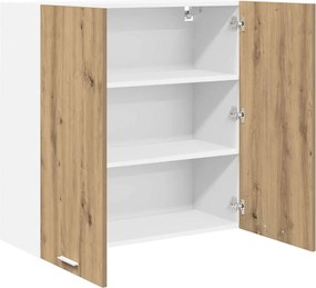 vidaXL Κρεμαστό ντουλάπι με αποθήκευση Artisan Oak 80 x 31 x 80 εκ.
