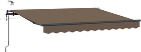 vidaXL Αναδιπλούμενη τέντα Taupe 600 x 300 εκ Πολυεστέρας