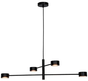 Φωτιστικό Οροφής Prima 4258100 Led Black Viokef Μέταλλο