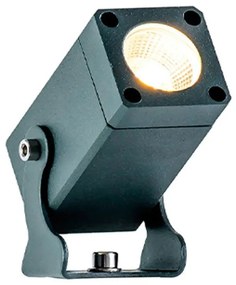 Προβολέας - Σποτ Δαπέδου Aris 4205300 LED 4W 3000K 212Lm 3,5x3,5x8,8cm Dark Grey Viokef