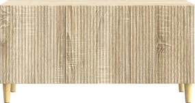 vidaXL Ντουλάπι TV 99 x 34,5 x 50 εκ. Sonoma Δρυς Επεξεργασμένο Ξύλο