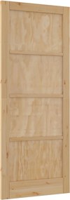 vidaXL Εσωτερική Πόρτα Φυσικό 86 x 211 cm Κόντρα πλακέ