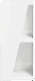 vidaXL Πλευρικό Ράφι Υψηλής γυαλάδας λευκό 33 x 32 x 70,5 εκ