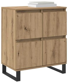 vidaXL Πλαϊνό γραφείο Καφέ 60 x 35 x 70 cm Επεξεργασμένο ξύλο