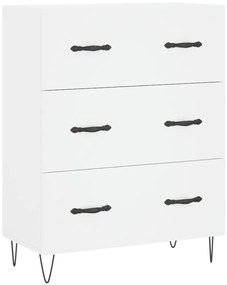 vidaXL Ντουλάπι Λευκό 69,5x34x180 εκ. από Επεξεργασμένο Ξύλο