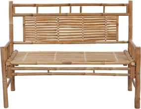 vidaXL Παγκάκι Κήπου 120 εκ. από Μπαμπού με Μαξιλάρι