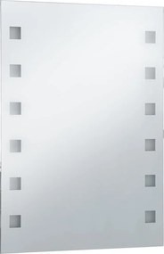vidaXL Καθρέφτης Μπάνιου Τοίχου με LED 60 x 80 εκ.