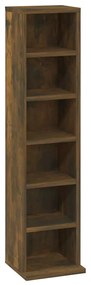 vidaXL Έπιπλο για CD Καπνιστή Δρυς 21 x 20 x 88 εκ. Επεξεργασμένο Ξύλο