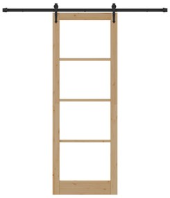 vidaXL Συρόμενη Πόρτα με Σετ Υλικών 'ORKDAL'83x232 cm
